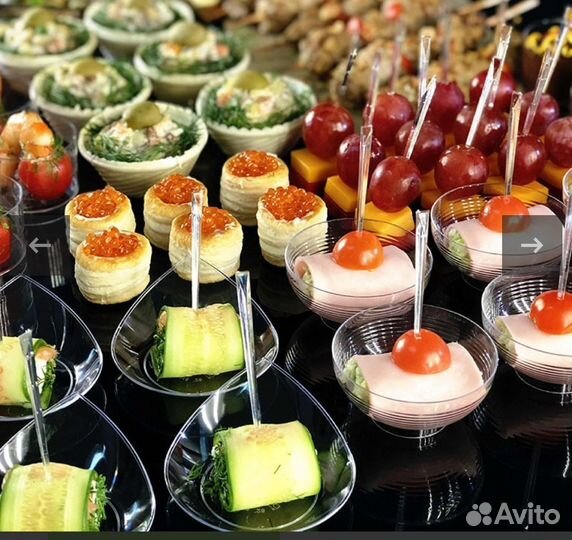 Шпажки для канапе призма лёд прозрачные