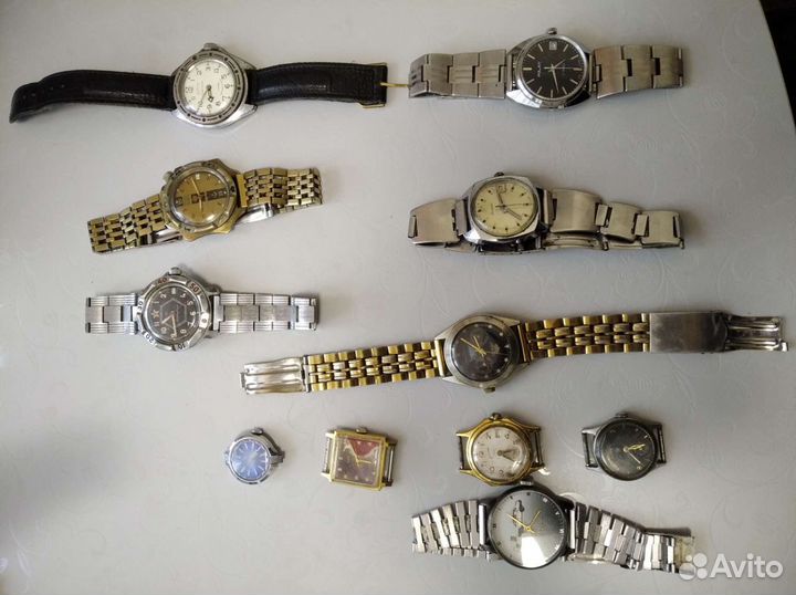 Часы брелки и наручные времён СССР