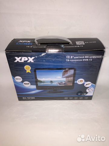 Цифровой телевизор 13" XPX EA-128D DVB T2 (3D / US