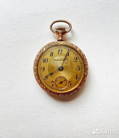 Часы старинные Worcester, 19 век, J.Bruderer