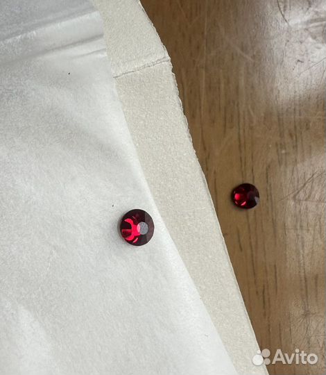 Стразы SS20, Siam, 2 упаковки по 1400 шт