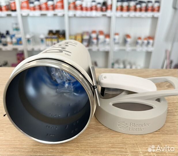 IHerb Goods, бутылка-шейкер из нержавеющей стали