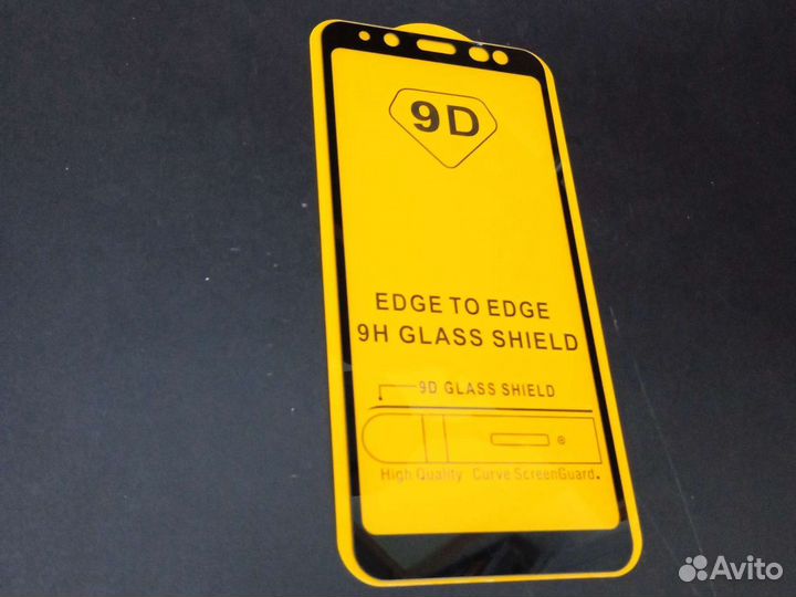 Чёрное стекло Samsung A8