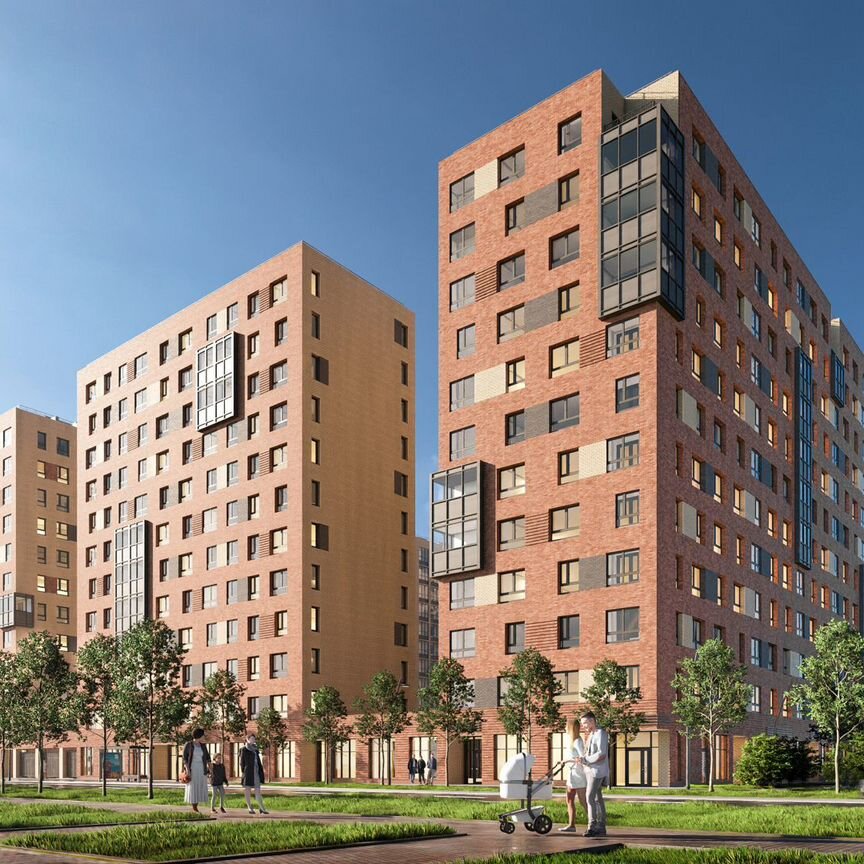 3-к. квартира, 72,1 м², 2/12 эт.