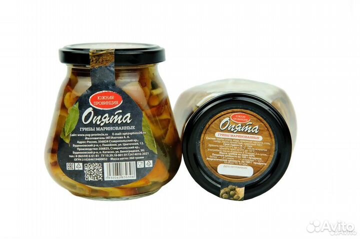 Грибы опята маринованные