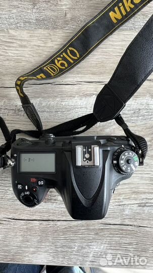 Зеркальный фотоаппарат nikon d 610