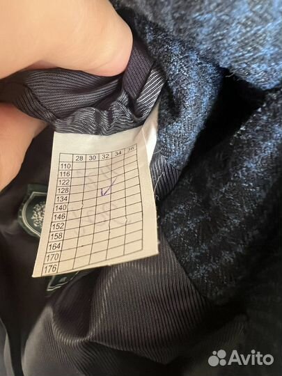 Пиджак для мальчика 134