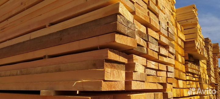 Доска обрезная 40х150х6000