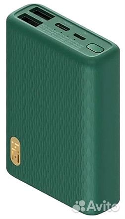 Внешний аккумулятор ZMI QB817 10000 mAh. зеленый