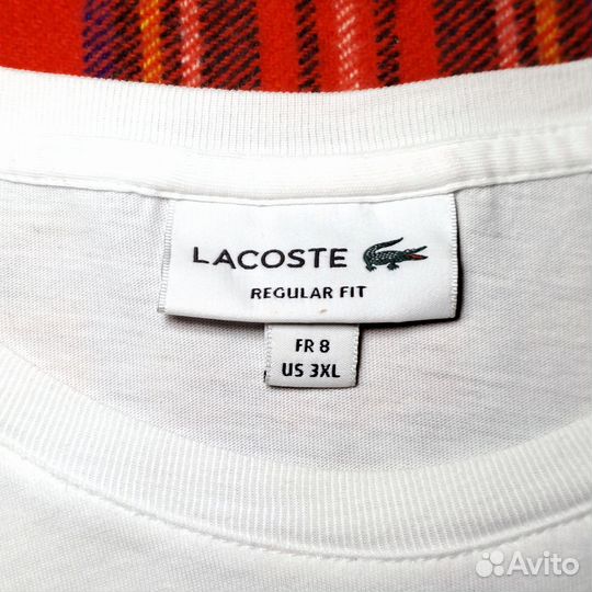 Футболка Lacoste белая