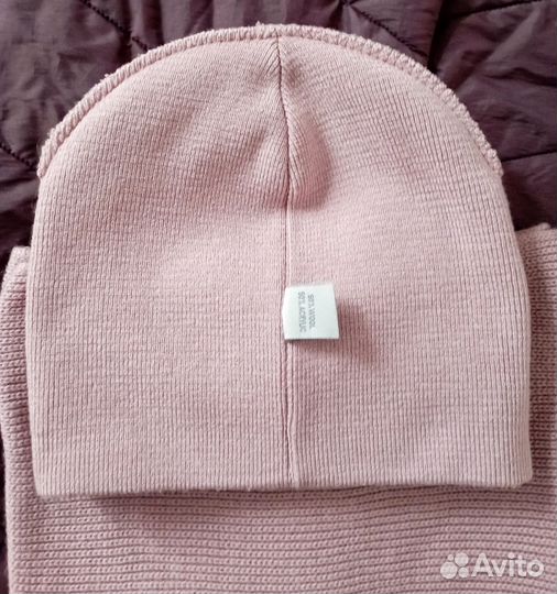 Шапка и снуд на осень размер 52-54