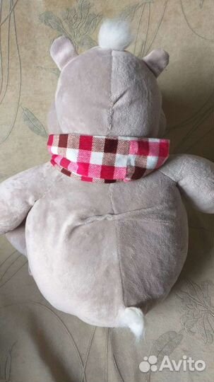 Мягкая игрушка бегемот