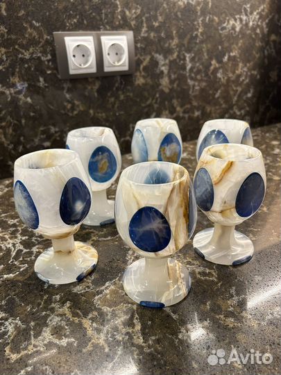 Бокалы из оникса