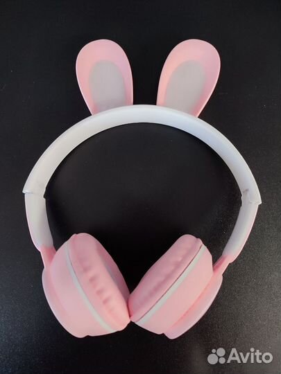 Беспроводные Bluetooth наушники с кошачьими ушками