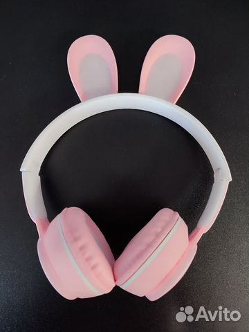 Беспроводные Bluetooth наушники с кошачьими ушками