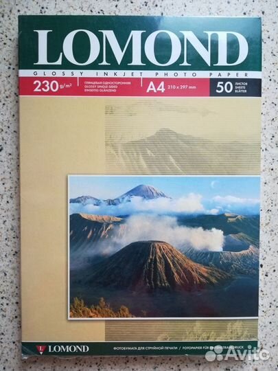 Фотобумага lomond