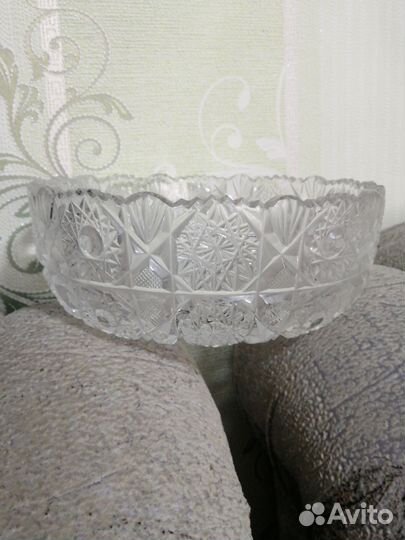 Посуда СССР, хрусталь, стекло, 4пр