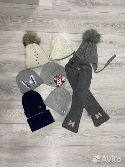 Шапки детские разных сезонов,продам все всесте