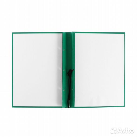 Папка А4 с гребешком зеленая