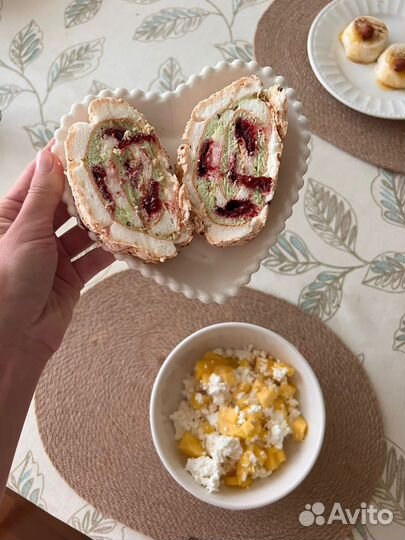 Меренговый рулет