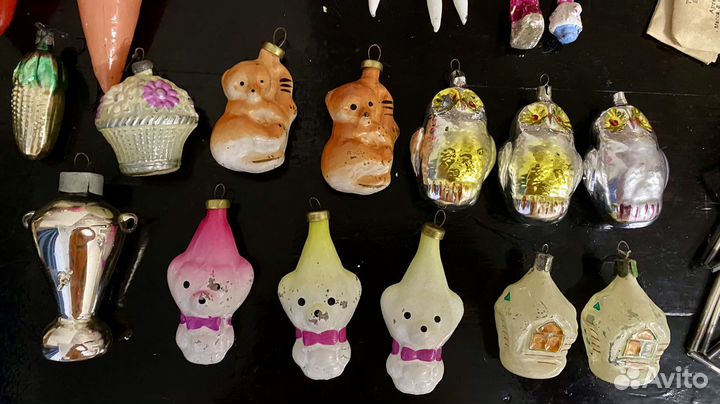 Елочные игрушки СССР одним лотом
