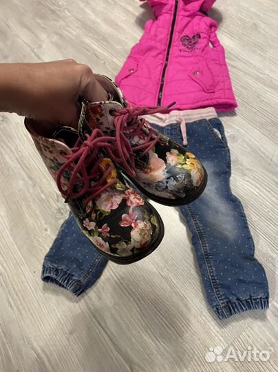 Пакет теплых вещей для девочки 86-92