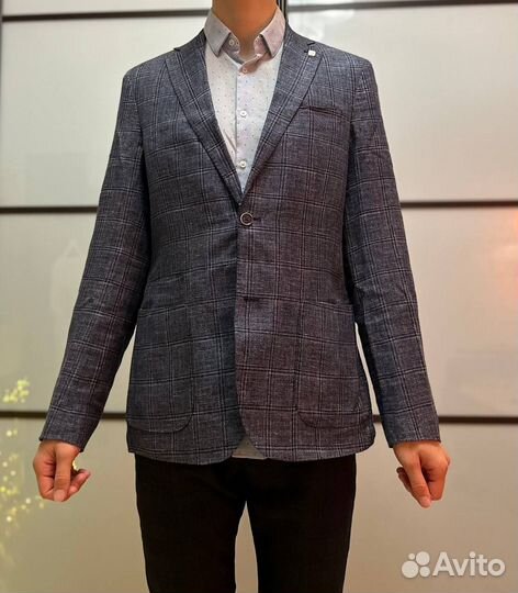 Пиджак henderson клетчатый