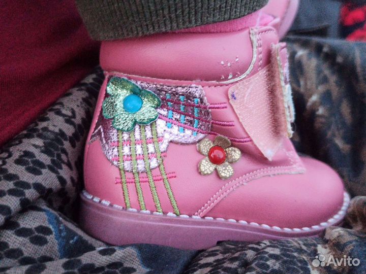 Ботинки демисезонные для девочки 18