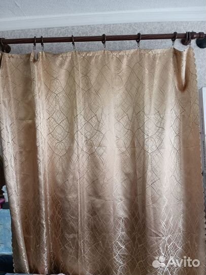 3 карниза + 3 шторы