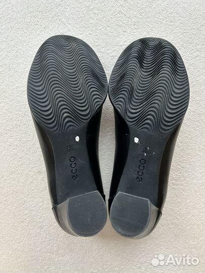 Туфли Ecco 39 черные