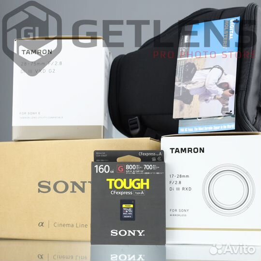 Sony FX30+Tamron 17-28+Tamron 28-75+Sony 160+Cумка
