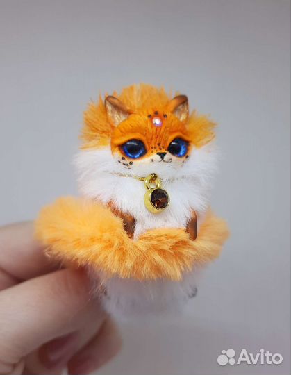 Лиса игрушка