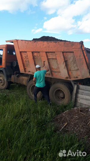 Навоз коровий машина камаз