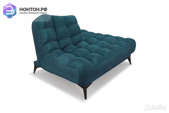 Диван клик-кляк Арно вельвет сине-зеленый