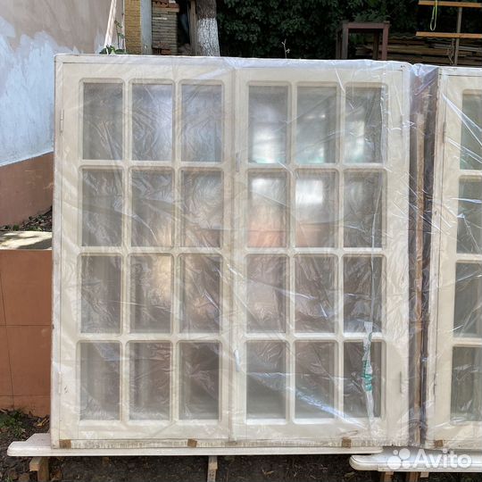 Деревянные окна в хорошем состоянии