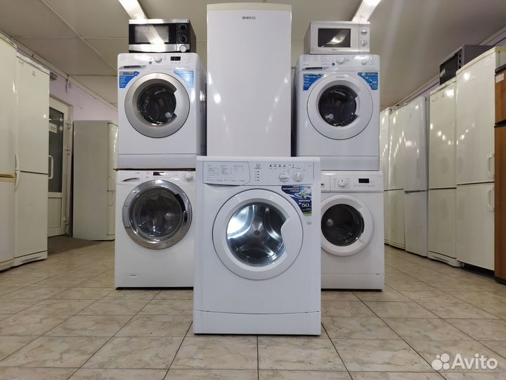 Стиральная машина узкая Indesit с гарантией