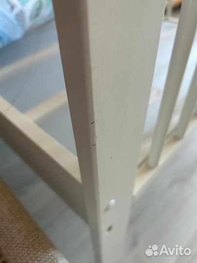 Детская кровать Икеа с матрасом Орматек