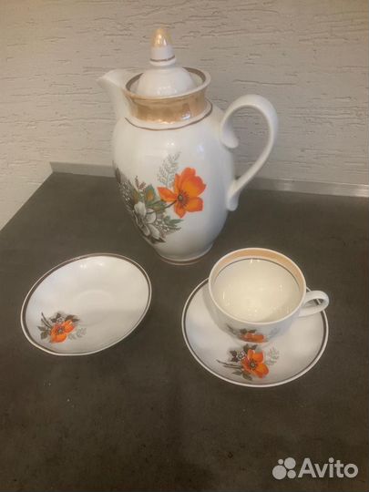 Дулёво остатки кофейного сервиза Тет- а- Тет