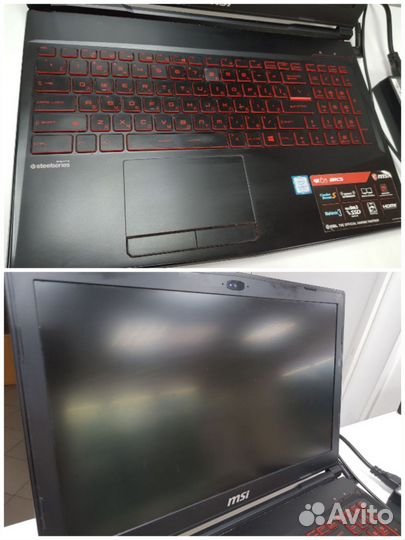 Игровой ноутбук MSI MS-16P8 i7/24Гб озу/1Тб SATA