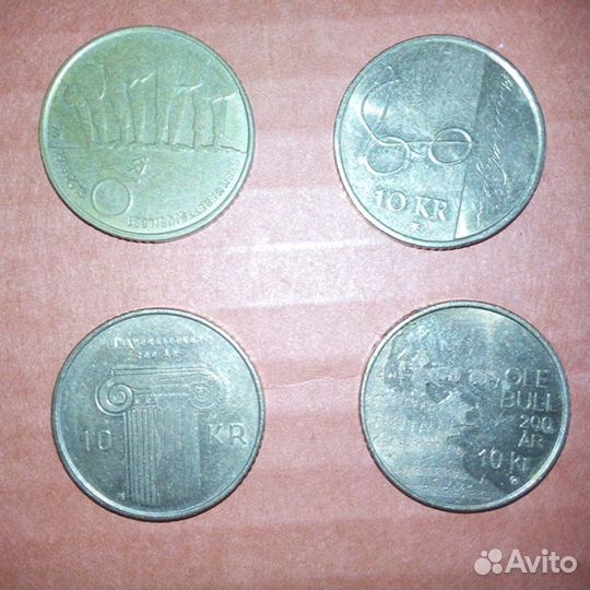Монеты Кроны Норвегии