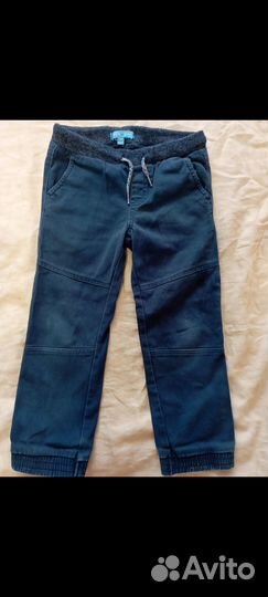 Рубашки кофты джинсы на мальчика пакетом 3-4 года