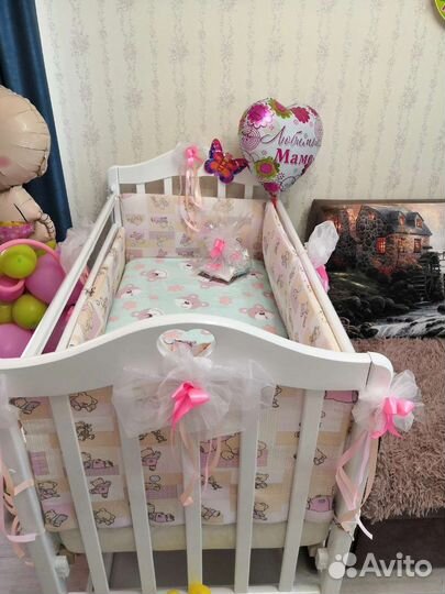 Бортики в детскую кроватку