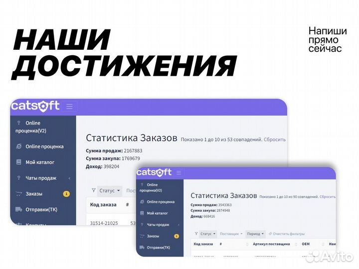 Бизнес- платформа по выдаче автозапчастей под клю