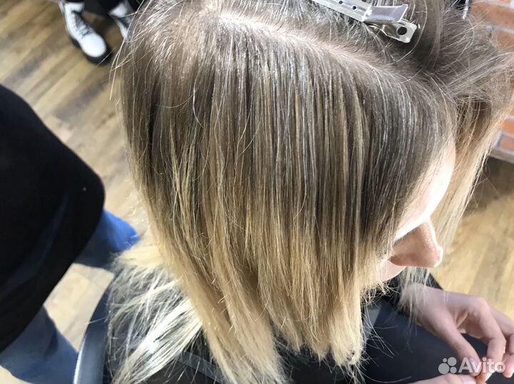 Наращивание волос, коррекция волос