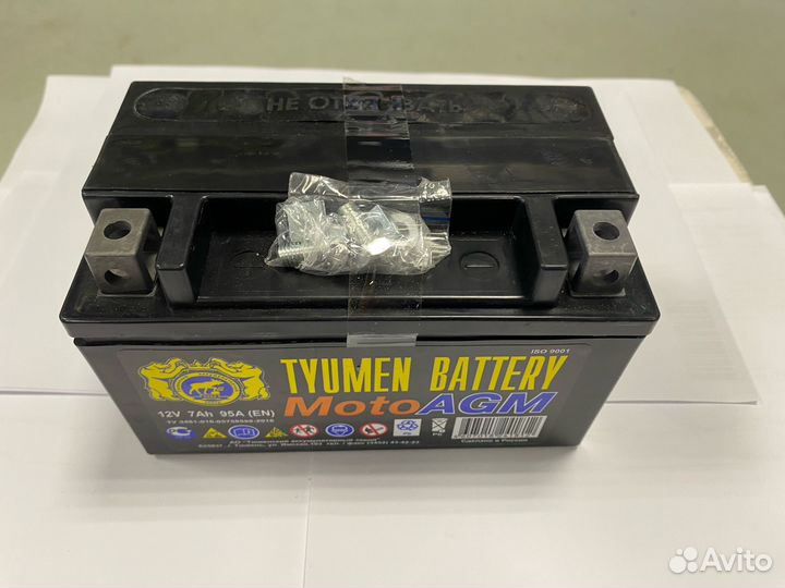 Аккумулятор Тюмень мото 7 а/ч AGM