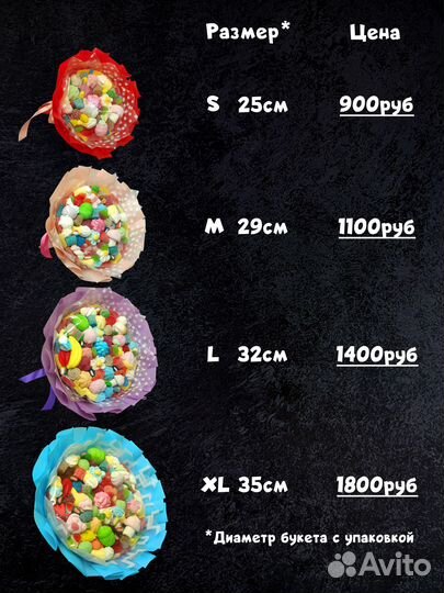 Сладкие съедобные букеты из мармелада