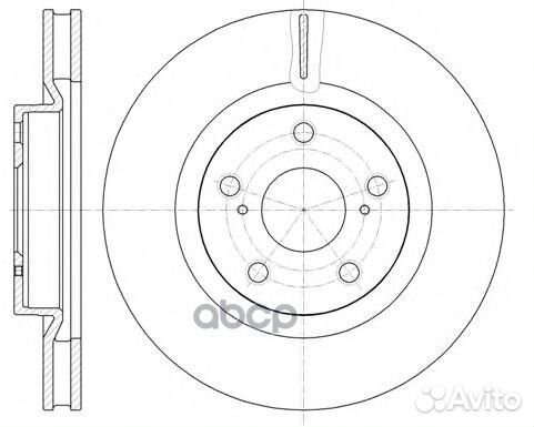 61189.10 диск тормозной передний Toyota RAV 4
