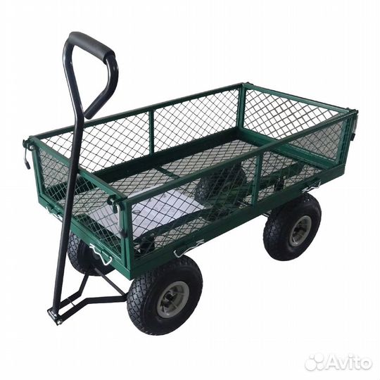 Тачка 4х колесная с откидными бортами (сетка)