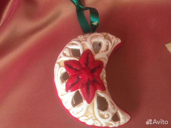 Набор ёлочных игрушек керамика