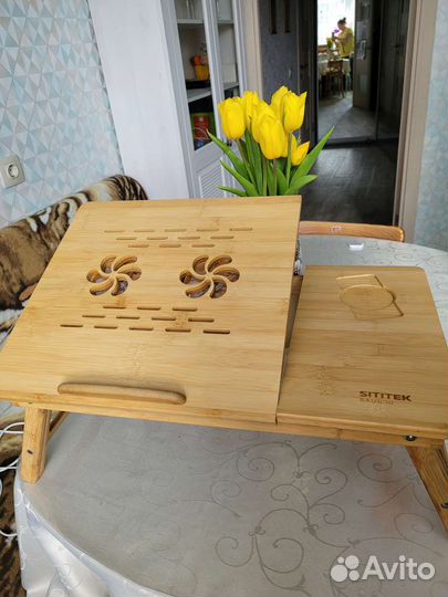 Столик для ноутбука sititek bamboo